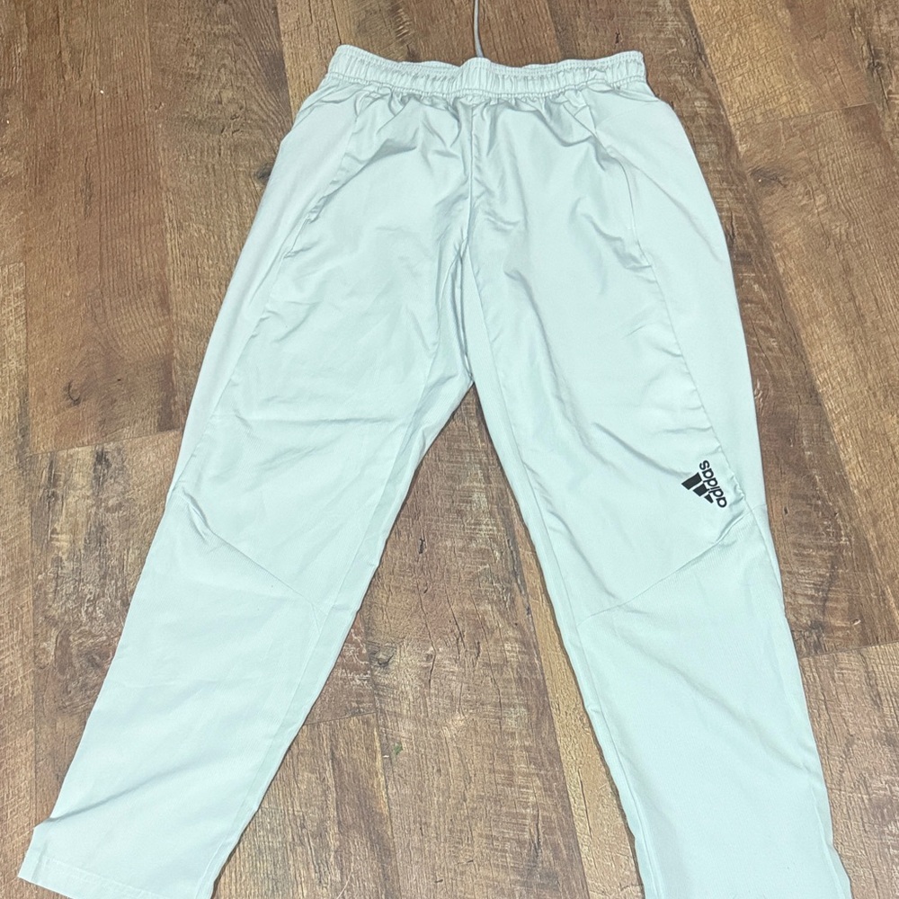 Adidas Men's Light Gray Joggers